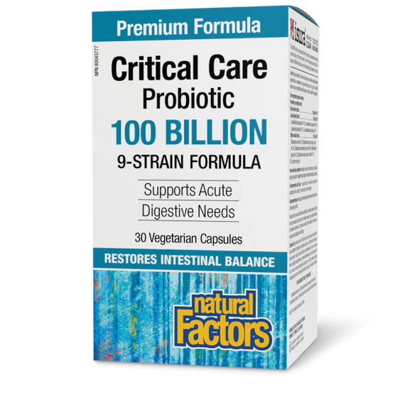 Natural Factors - Critical Care Probiotic 100 Billion (30caps ...