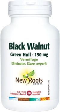 New Roots- Black Walnut (Green Hull) 60 Veg Caps