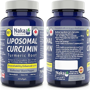 NAKA Liposomal Curcumin w Black Pepper (60sg)