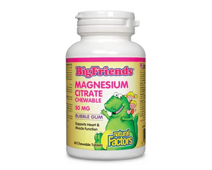 Natural Factors - Magnesium Citrate Chewable for kids