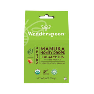 Wedderspoon - Manuka Honey Drops - Eucalyptus - 120g