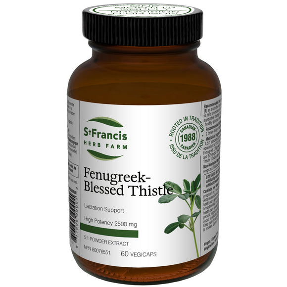 St. Francis Herb Farm - Fenugreek-Blessed Thistle (60 vcaps)