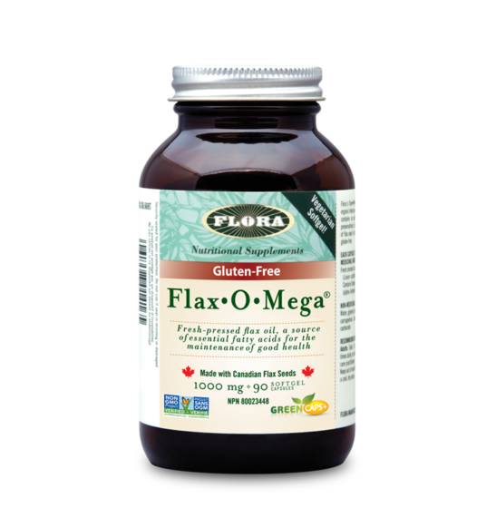 Flora - Flax O Mega Flax Seed Oil (90 caps)