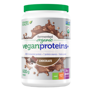 Genuine Health - Fermented Organic Vegan Proteins & Chocolate (600g)