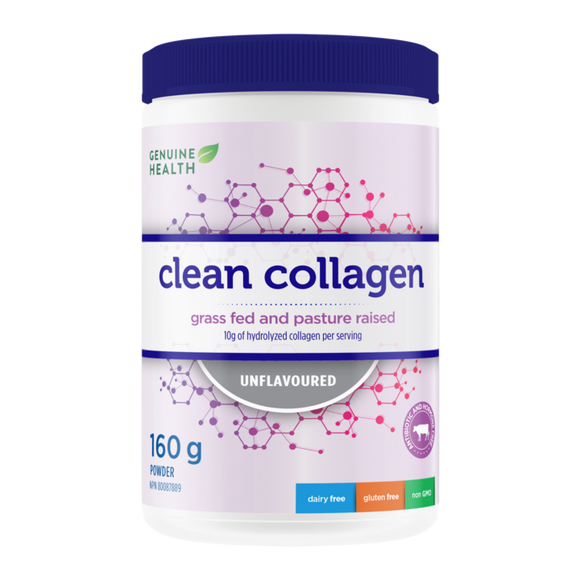 Genuine Health - Clean Collagen Bovine Unflavoured (160g)