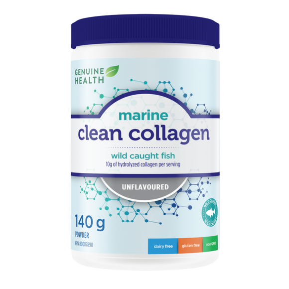 Genuine Health Clean Collagen Marine Unflavoured (140g)