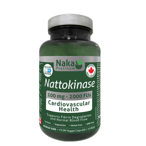 Naka Nattokinase(100mg - 2000FUs) (75 caps)