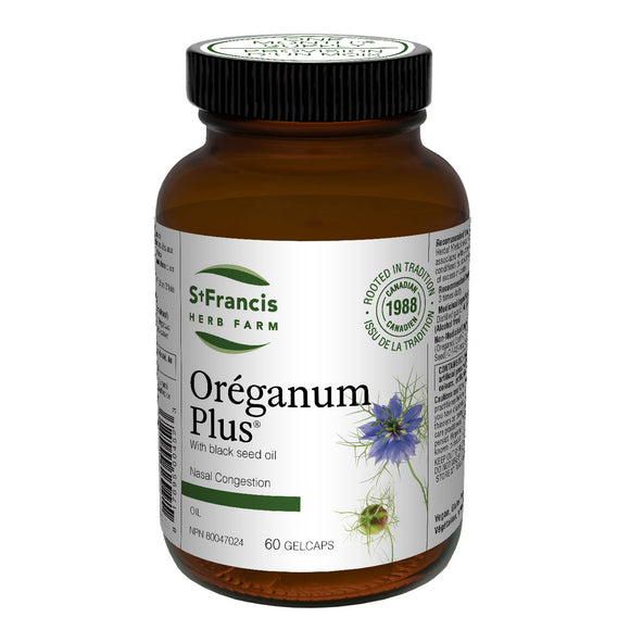 St. Francis Herb Farm - Oreganum Plus with Black Seed Oil (60 gelcaps)