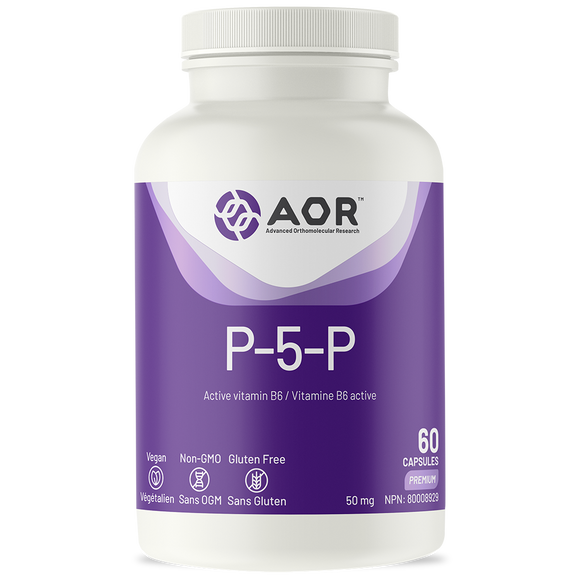 AOR - P-5-P Active vitamin B6 (60 caps)