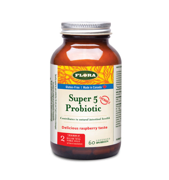 Flora - Super 5 Probiotic  (60 Lozenges)