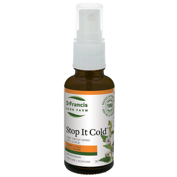 St. Francis Herb Farm - Stop It Cold - Sore throat spray (30ml)