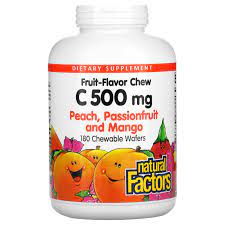 Natural Factors - Vit C-Peach (90chewables)
