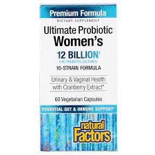 Natural Factors - Women's Multi Probiotic 12 Billion Live Probiotic Cultures