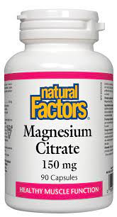 Natural Factors - Magnesium Citrate 150mg (90caps)
