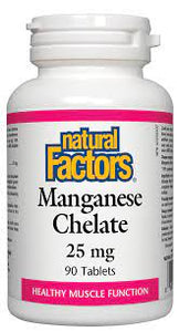 Natural Factors - Manganese Chelate 25mg (90caps)