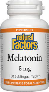 Natural Factors - Melatonin 5mg sublingual (90caps)