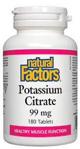 Natural Factors - Potassium Citrate 99mg