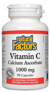 Natural Factors - Vit C Calcium Ascorbate 1000mg (90caps)