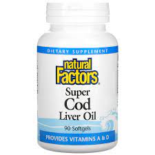 Natural Factors - Cod Liver Oil (180caps)