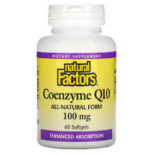 Natural Factors - Coenzyme Q10 - 100mg (60caps)